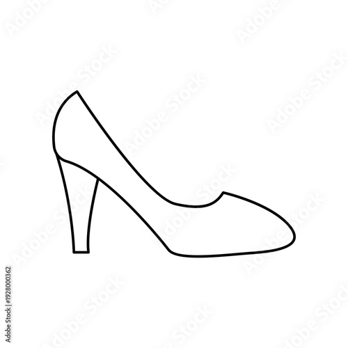High heel shoe