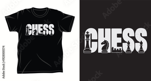 Chess Graphic vector art t-shirt design print