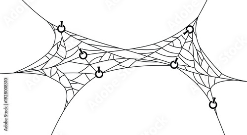 Network Bottleneck Spider Web Silhouette – Multiple Performance Constraints