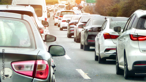 China holiday highway congestion of vehicles