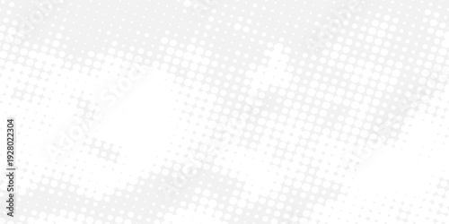 Grunge halftone gradient background. Faded grit noise texture. White and gray sand wallpaper. vector Eps 10