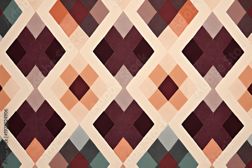 Abstract geometric Bauhaus pattern poster with overlapping shapes and primary colors. Minimalist design. Vector art