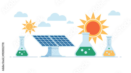 Solar Panel Laboratory Science Experiment.