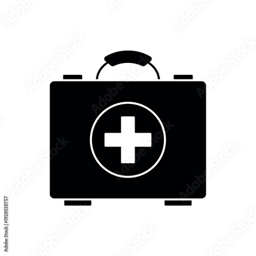 First aid icon, isolated on white background.