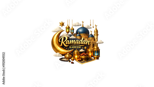 3D Ramadan Kareem Poster