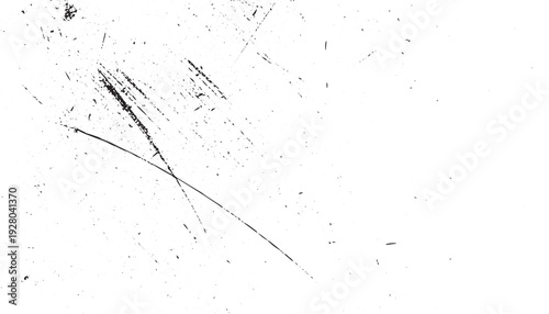 Abstract overlay grunge background old film effect with dirt dust and scratches, a distressed vintage texture for dark white or transparent background, a grain black and white effect overlay