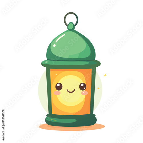 Cute Eid Ramadan Illustration