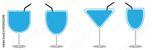 Wine glasses toasting icon isolated on white background eps 10