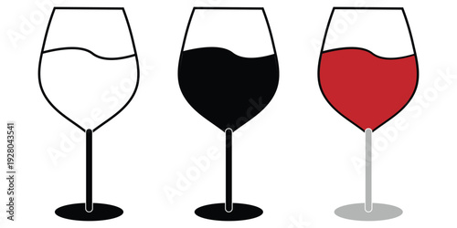 Wine glasses toasting icon isolated on white background eps 10