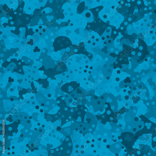 Camouflage pattern background. Modern clothing style masking camo repeat print