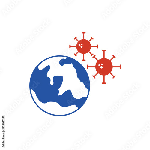 Epidemiology icon, isolated on white background.