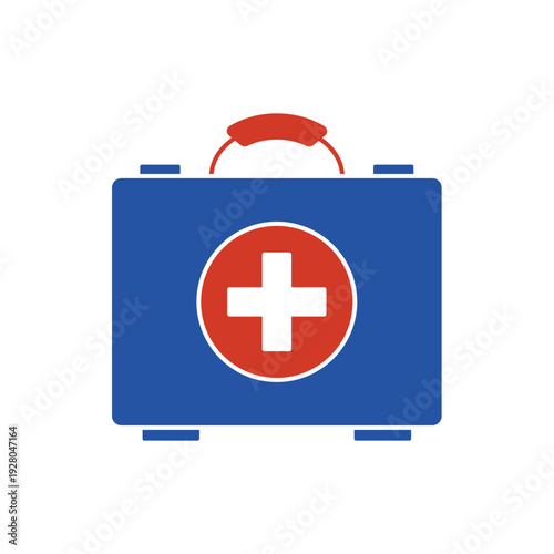 First aid icon, isolated on white background.