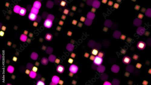 Beautiful dots blinking background.glowing serial lights moving in a random pattern video.Vibrant and vivid party lights background for festivals,new year.Attractive backdrop for wishes