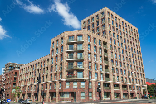 Photography Blocks of a new residential development, Gallions Quarter in the Royal Albert Wh
