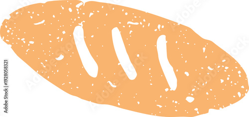 Textured Bread Loaf Stamp