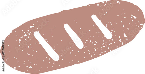 Rustic Bread Loaf Stamp