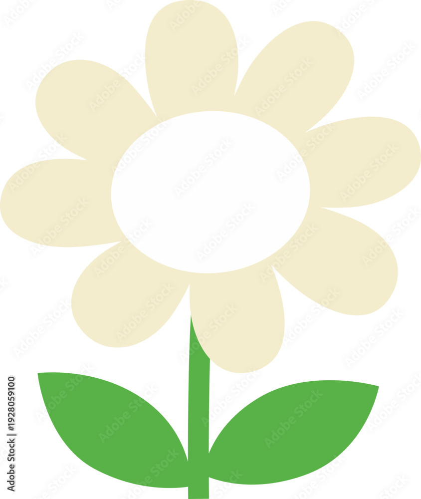 Fototapeta premium vector illustration of a flower