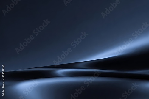 Premium Modern Blue Abstract Background with Soft Light Gradient for Business & Technology Website