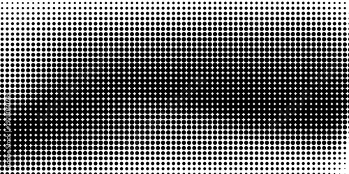 Dotted gradient vector illustration, white and black halftone background, eps 10.