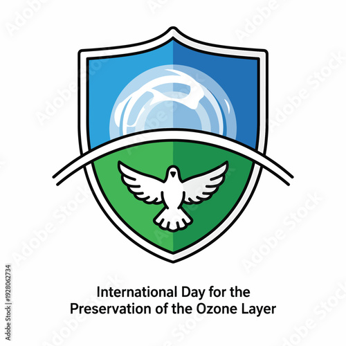 Ozone Layer Preservation International Day Logo.