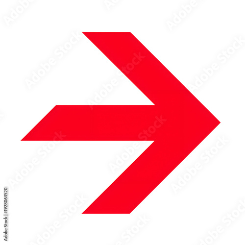 Free Download Minimal Right Pointing Red Arrow Isolated on Transparent Background PNG - GFXLoad