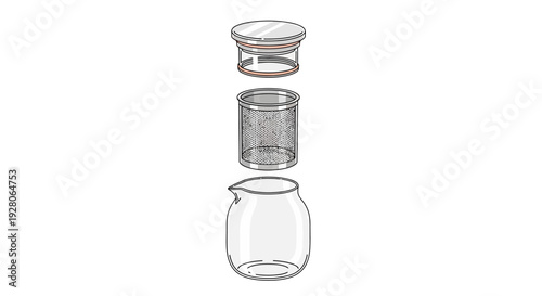 Glass Jar with Lid.