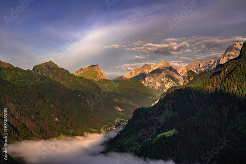 Dolomity , Alpy, Włochy, góry