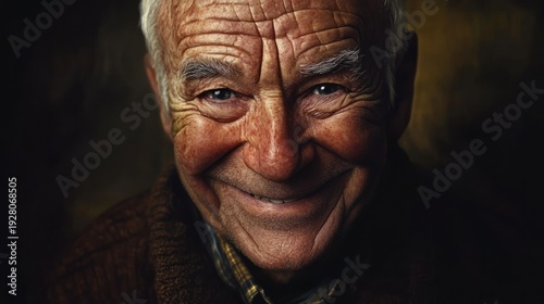 Smiling senior man portrait