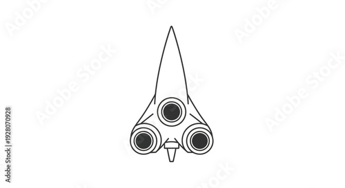 Jet Engine Front View.