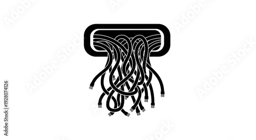 Black Jellyfish Graphic Design.