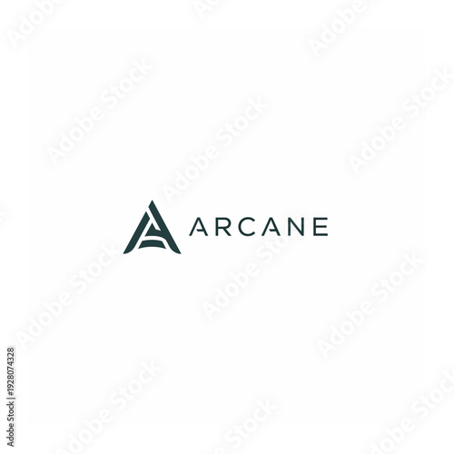 Arcane logo on a white background