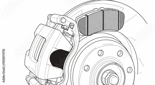 Brake System Car Part.
