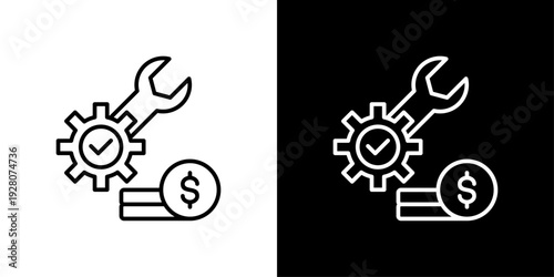 Resolve Issues Icon Sheet Black And White