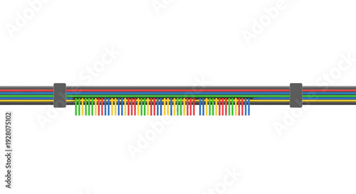 Cable Wire Colorful Connectors.