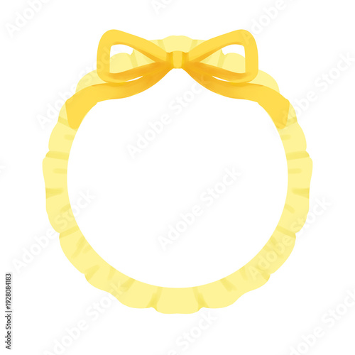 Foto Yellow ruffle with yellow