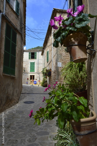 Wallpaper Mural Ruas da Vila de Valldemossa em Mallorca na Espanha Torontodigital.ca