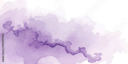 An abstract watercolor painting of a blue sky with light clouds creates a vintage paper texture design featuring soft nature patterns and grunge paint art