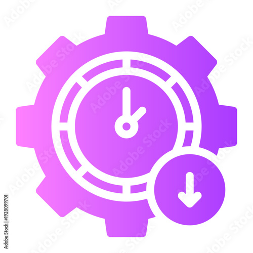 down arrow gradient icon