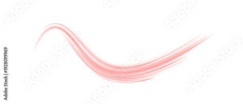 Soft glowing neon curves ripple smoothly like waves of light. The luminous lines create a futuristic flowing pattern. Perfect for abstract digital backgrounds.