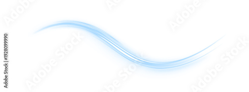 Flowing rainbow neon streak sweeps across the scene with vibrant color. The glowing gradient creates a bright energetic light trail. Ideal for creative abstract compositions.