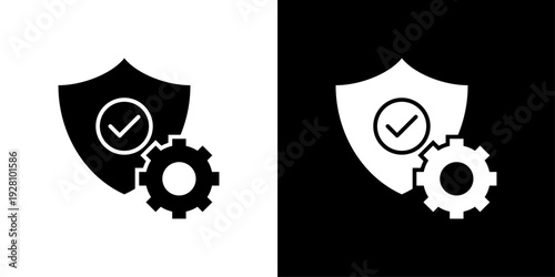 Insurance Icon Sheet Black And White