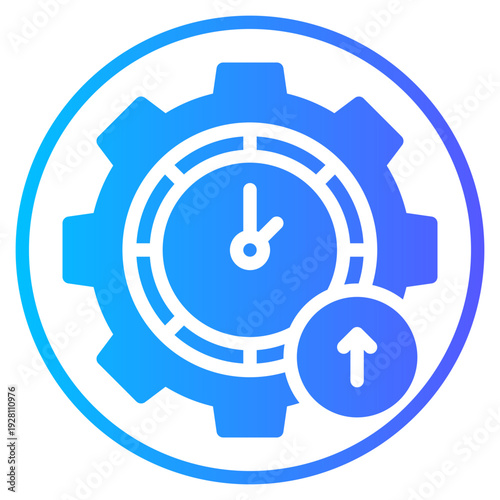 up arrow gradient icon