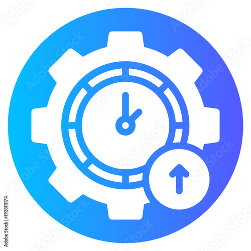 up arrow gradient icon