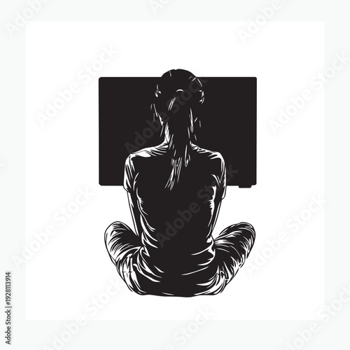 woman in yoga pose