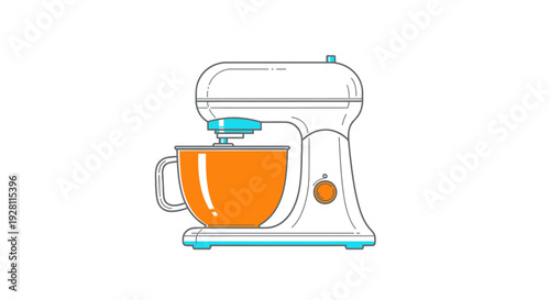 Stand Mixer Kitchen Appliance with Mixing Bowl.