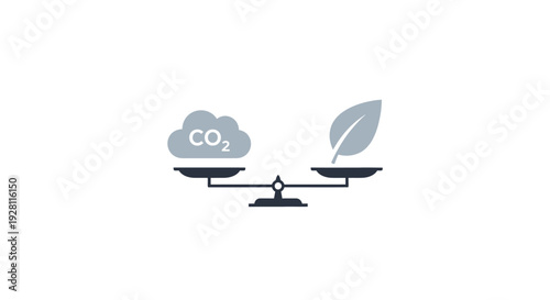 Balance Between CO2 and Leaf on Scales.