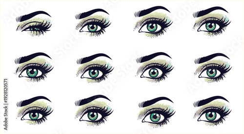 Eye Vision Line Icon – Security, Observation and Optical Symbol Vector