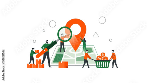 Streamlined Local Business Operations Enhancing Geographic Search, E-commerce, and Efficient Delivery Logistics Management