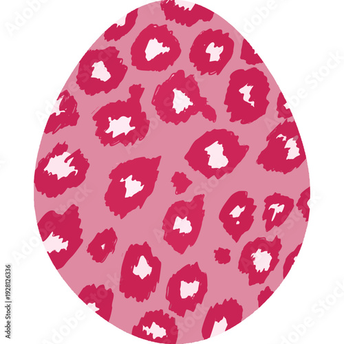 Pink Leopard Easter Egg