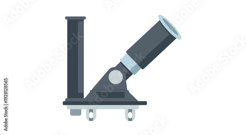Illustration of a directional spotlight, designed for exterior architectural illumination and landscape lighting applications